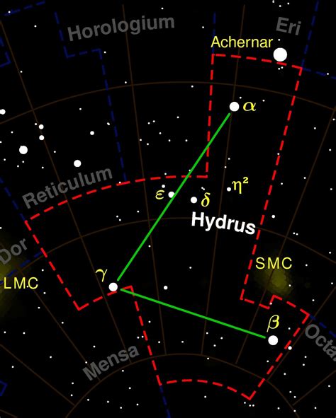 Astronomia Hydrus Hidra Macho