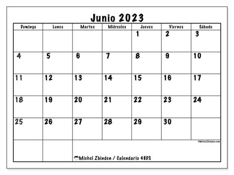 Calendario Junio De Para Imprimir Ds Michel Zbinden Mx