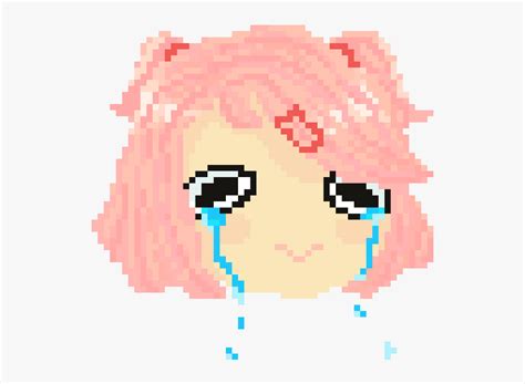 Transparent Sad Anime Girl Png Anime Girl Pixel Art Png Download