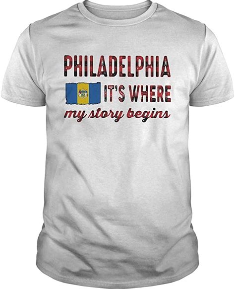 Philadelphia Its Where My Story Begins Flag T Shirt Hoodie