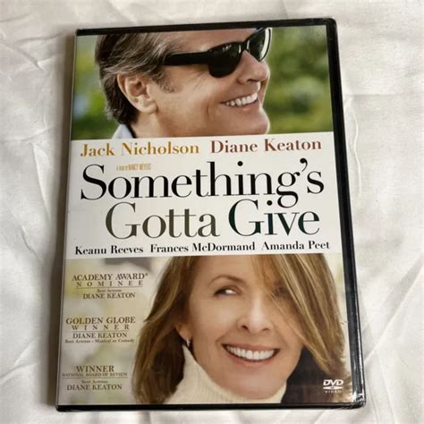 Somethings Gotta Give Dvd Romance Drama Comedy Jack Nicholson Diane