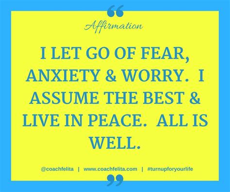 Affirmation To Release Fear Affirmations Quotes Fear