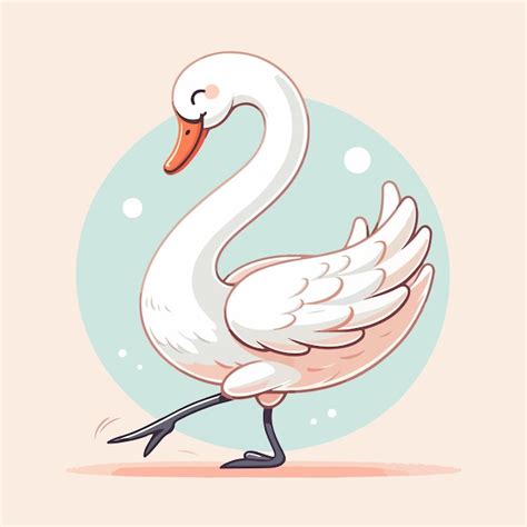 Premium Vector Goose Cartoon Vector Illustration