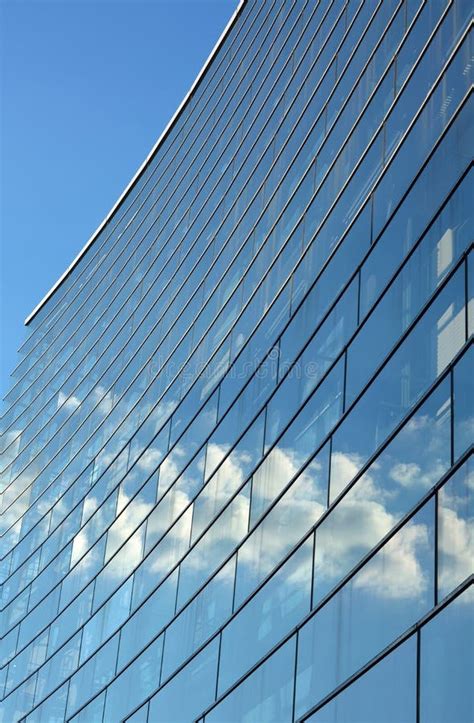 Glass Facade Of Modern Office Building Stock Image Image Of