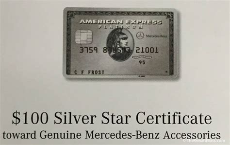 These gift card products can never be used at atms or for recurring billing. $100 Mercedes Benz Gift Certificate Amex Platinum - Best Use - The Reward Boss