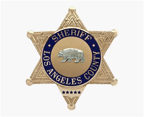 Badge Of The Sheriff Of Los Angeles County Los Angeles County Sheriff