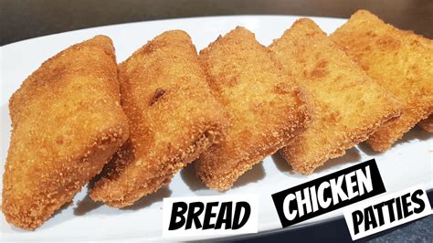 Bread Chicken Patties Recipe How To Make Bread Patties Quick Snack
