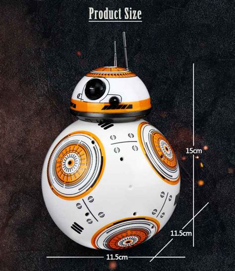 Intelligent Star Wars Rc Bb8 Robot With Sound Action Remote Control