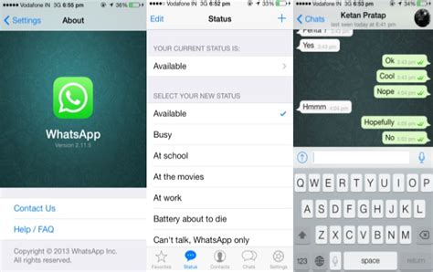 Whatsapp Updated For Iphone Brings New Ios 7 Style Ui And More