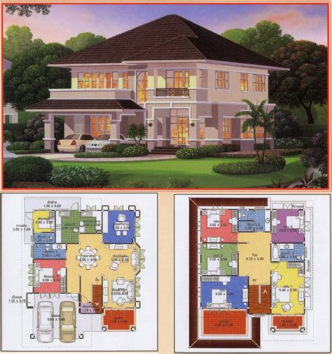Thai House Floor Plans Floorplans Click