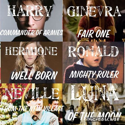All Harry Potter Names