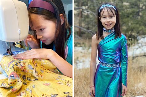 talented 9 year old sews incredible outfits capturing the attention of vera wang bored panda