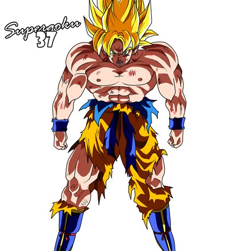 Goku Angry By Supergoku37 On Deviantart