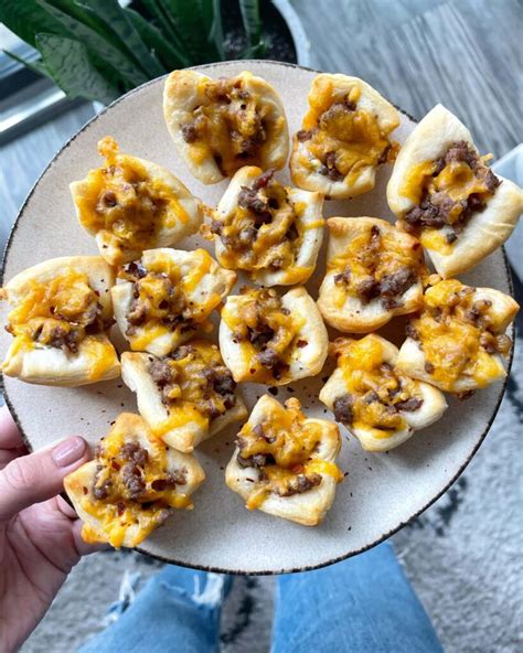 Sausage And Cheese Crescent Bites