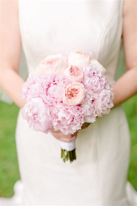 Pink Peony And Garden Rose Bridal Bouquet
