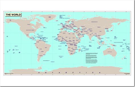 Mapa Político Del Mundo Mapa De Países Del Mundo Naciones Unidas