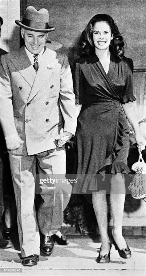 Charlie Chaplin And Oona O Neill After Their Wedding News Photo
