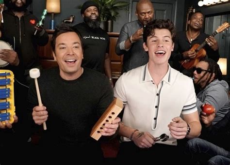 Shawn Mendes Jimmy Fallon And The Roots Sing Treat You