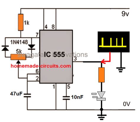 Generate Pulse Width Modulation Pwm Signal Using 555 Timer Ic Images