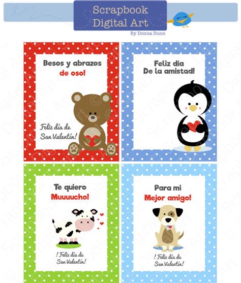 Etiquetas Tarjetitas de San Valentín para imprimir Feliz Etsy