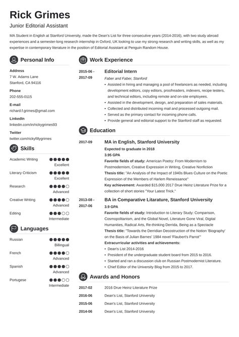 Entry Level Skills Resume Examples