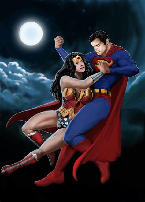 Superman Loves Wonder Woman Colors By Cadre On Deviantart