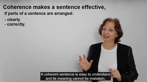 510 Coherence In Sentences Sentence English Writing Youtube