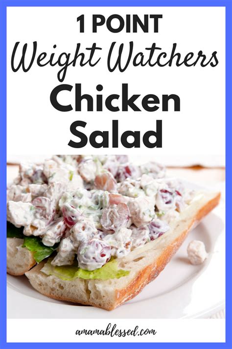 Weight Watchers Chicken Salad Low Points And Delicious