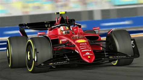 Carlos Sainz Lap At 2022 Singapore Grand Prix Assetto Corsa MOD F1 22