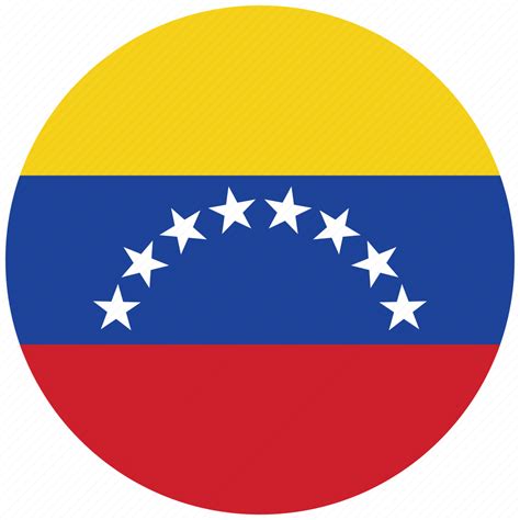 Flag Of Venezuela Venezuela Venezuelas Circled Flag Venezuelas