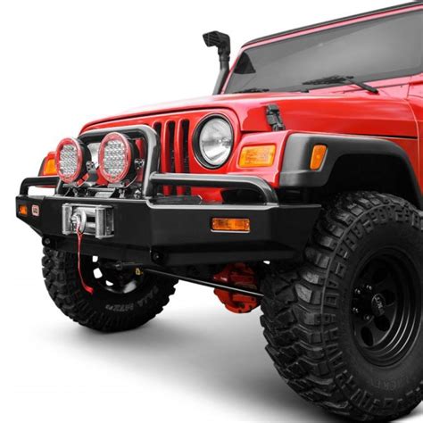 Arb® 3450250 Deluxe Full Width Raw Front Winch Hd Bumper With Grille