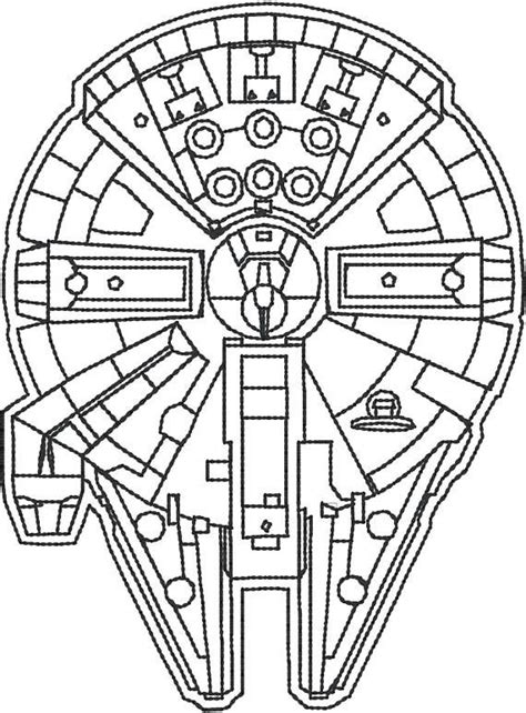 You can choose more coloring pages from. Millenium Falcon 4x4 machine embroidery design | Star wars stickers, Machine embroidery designs ...