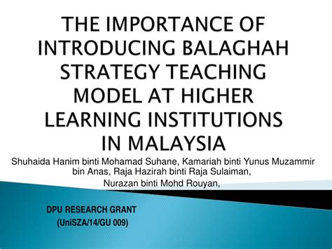 Shared room outside of centre. (PDF) THE IMPORTANCE OF INTRODUCING BALAGHAH STRATEGY ...