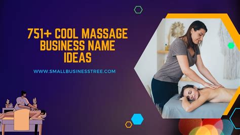 997 Creative Massage Therapy Business Names Ideas Unique