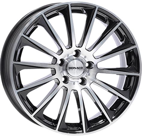 Monaco Wheels Mc9 19x85 5x112 Et32 Ch666 Gloss Black Polished
