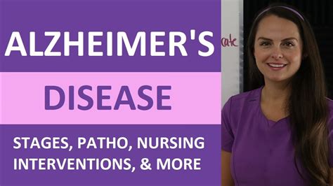 Alzheimer S Disease Dementia Nursing Symptoms Treatment Stages Pathophysiology Nclex Youtube