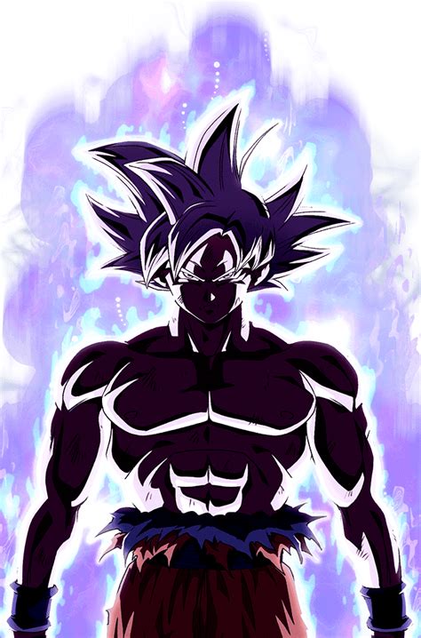 Goku Mastered Ultra Instinct Render By Https Deviantart Com Maxiuchiha On