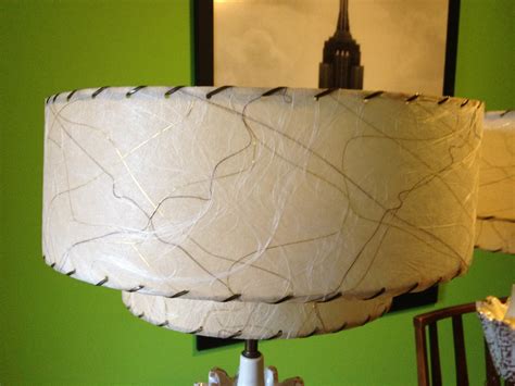 Mid Century Lamps With Fiberglass Drum Shades Collectors Weekly