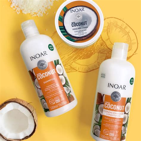 Kit Shampoo E Condicionador Bombar Coconut 500ml Inoar Mercadolivre