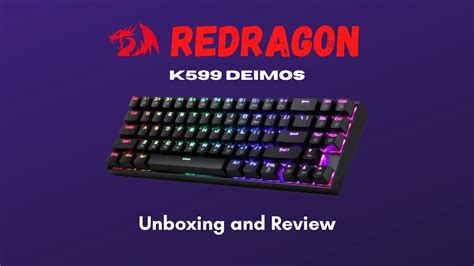 Redragon Deimos K599 Rgb Mechanical Keyboard Red Switches