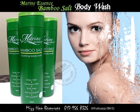 Posted by unknown at 20:04. MARINE ESSENCE BAMBOO SALT BODY WASH - Skin Care& Cosmetic
