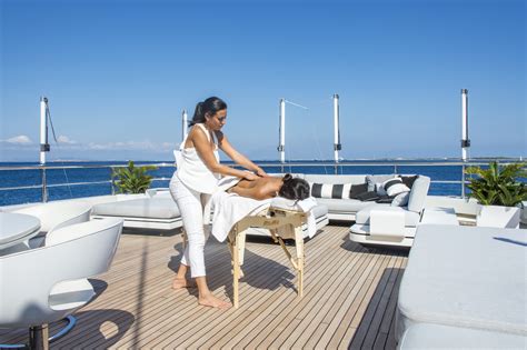 Relaxing Massage On Board During Your Charter — Yacht Charter