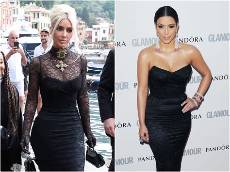 Kim Kardashian Re Wore A Dress From To Kourtneys Wedding The