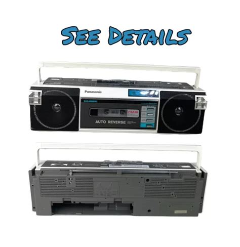 VINTAGE PANASONIC AMBIENCE RX FM16 Stereo Cassette Recorder AM FM Radio