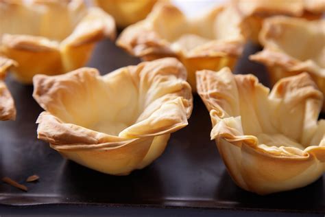 Phyllo dough is easy to make, and the difference in taste when using it to make sweet and savory pies is worth learning how. Phyllo Cups | Recipe | Phyllo cups, Phyllo dough, Recipes
