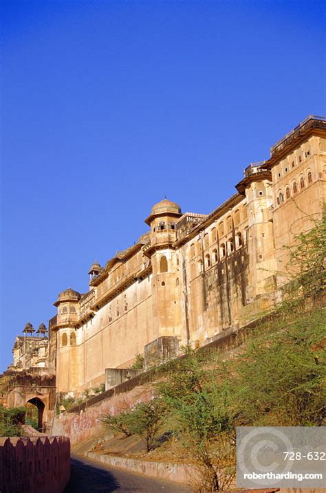 The Amber Fort Jaipur Rajasthan Stock Photo