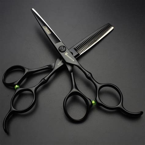 Sharonds 6 Inch Black Professional Hairdresser Scissors Japan 440c