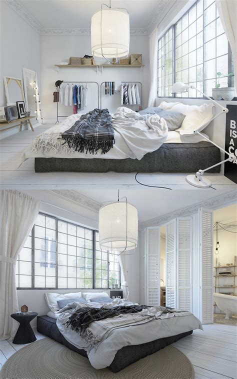 Scandinavian Bedroom Decor Ideas With Perfect And White Color Design