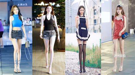 mejores street fashion tik tok 2021 hottest chinese girls street fashion style 2021 ep 114