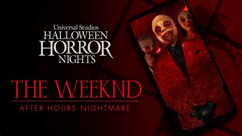 The Weeknd After Hours Nightmare Halloween Horror Nights 2022 Youtube